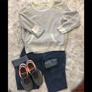 Grey with Neon Trim Pull Over